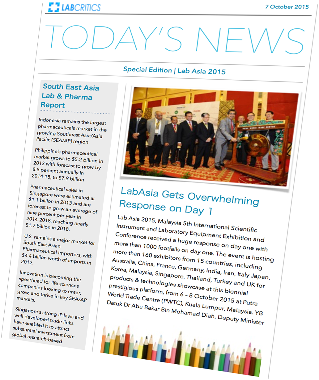 Lab technology newsletter magazine